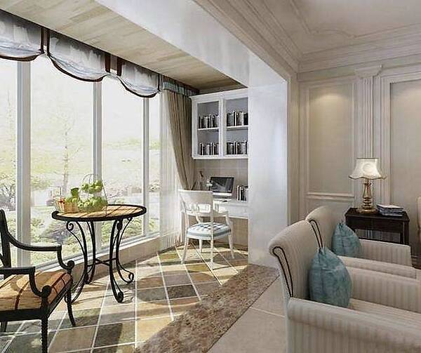 打通陽(yáng)臺(tái)的客廳陽(yáng)臺(tái)一體設(shè)計(jì)，門框這個(gè)細(xì)節(jié)千萬(wàn)不要忽視