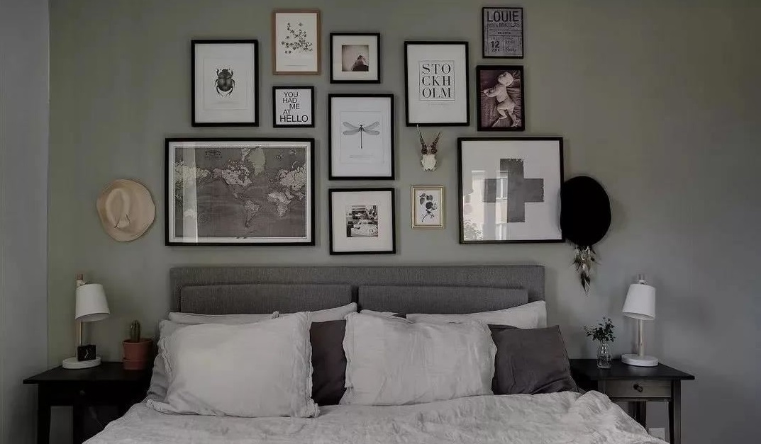 臥室掛畫怎么掛好看？3大原則和8種方案趕緊收藏